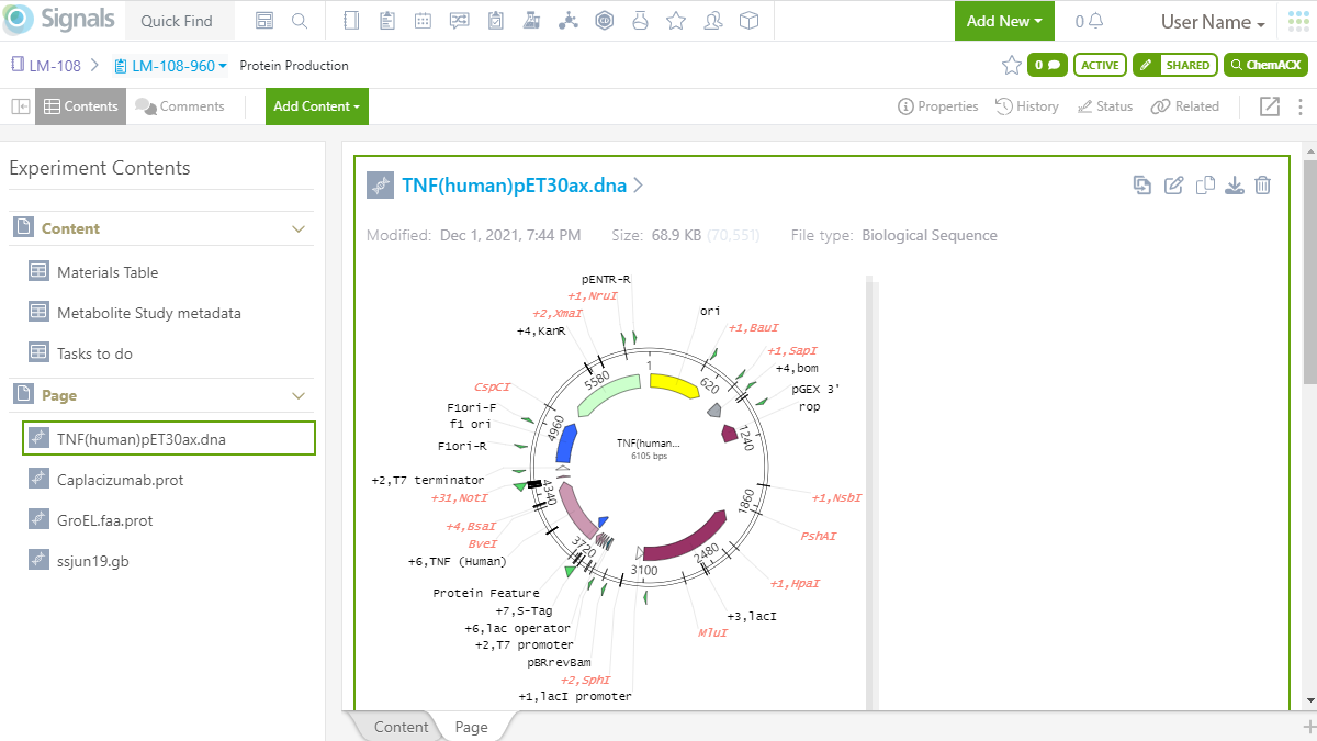 Signals Notebook Electronic Lab Notebook ELN Revvity Signals Software